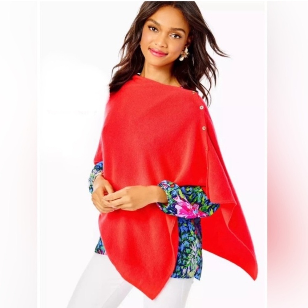 NWT Lily Pulitzer Limonada cashmere wrap- cream